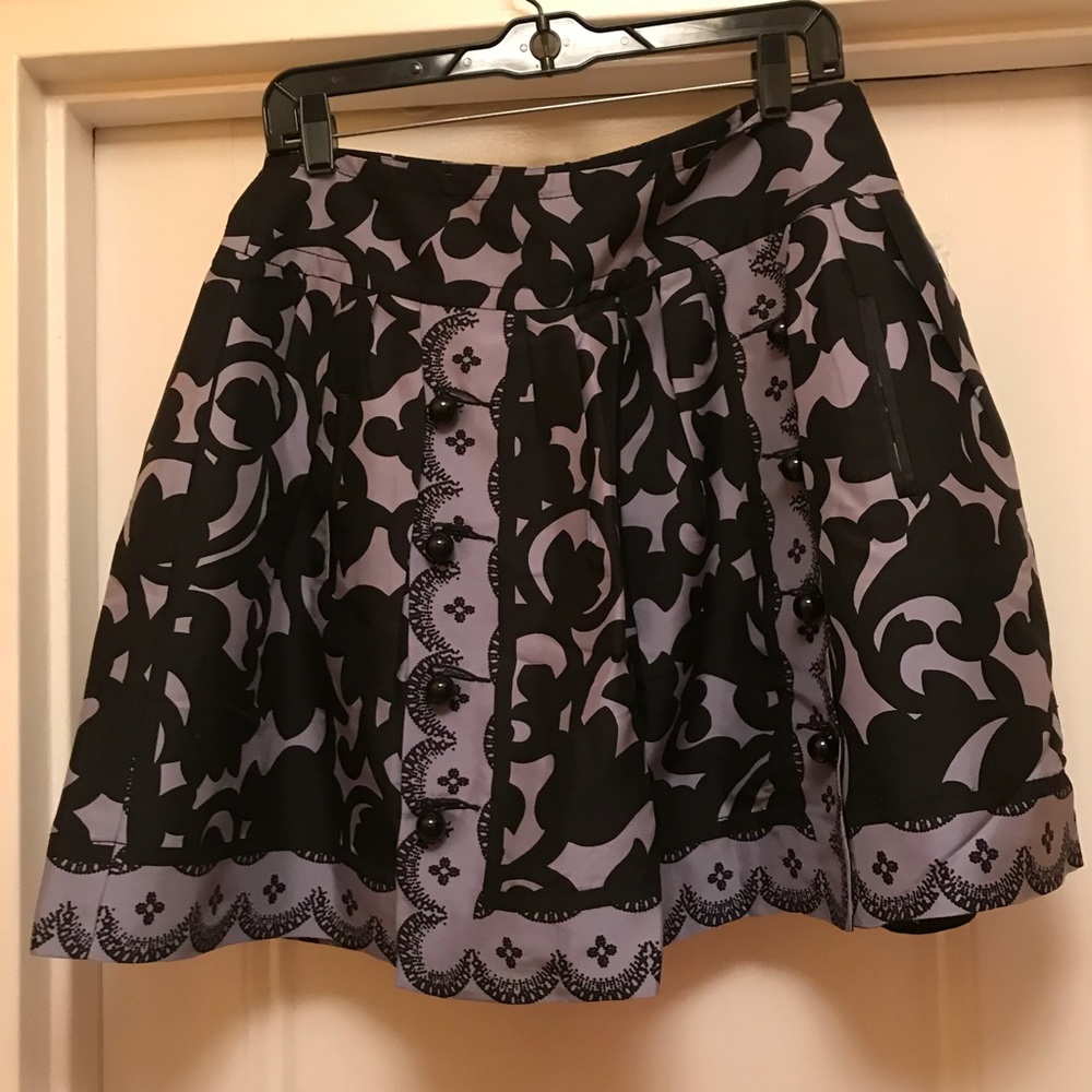 Tracy Reese Black and Blue Skirt